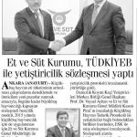 TÜDKİYEB ile Küçükbaş Hayvan Tedarik Protokolü İmzalandı