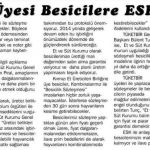 TÜKETBİR Üyesi Besicilere ESK'dan Destek