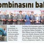 Et ve Süt Kurumu Denizli Et Kombinası Hizmete Açıldı 