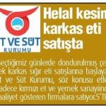 ET VE SÜT KURUMU KARKAS ET SATIŞINA BAŞLADI 