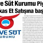 ET VE SÜT KURUMU KARKAS ET SATIŞINA BAŞLADI 