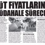 Et ve Süt Piyasalarına ESK Müdahalesi