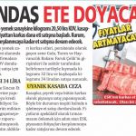 ESK'dan Et Fiyatlarına Müdahale!