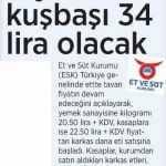 ESK'dan Et Fiyatlarına Müdahale!