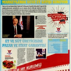 Büyüyen Türkiye'de Et ve Süt Kurumu