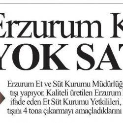 Erzurum Kavurma Yok Satıyor