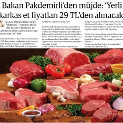 Bakan Pakdemirli'den Besicilere Müjde