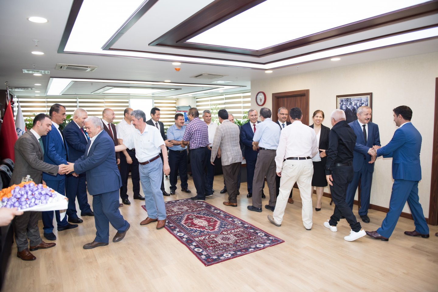 Et ve Süt Kurumunda Bayramlaşma Töreni Düzenlendi Personelden