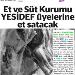 Yemek Şirketlerine ESK'dan Ucuz Et