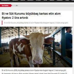 Et ve Süt Kurumundan Üreticiye Destek