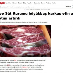 Et ve Süt Kurumundan Üreticiye Destek