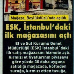 Et ve Süt Kurumu İstanbul’daki İlk Mağazasını Açtı 