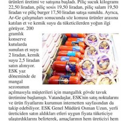 ESK'nın Ürün Yelpazesi Genişliyor