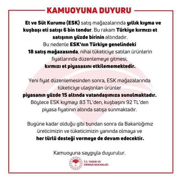 Kamuoyu Açıklaması