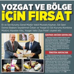 Yozgat Süt Tesisimiz Üretime Başladı