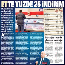 Et ve Süt Kurumundan Kuzu Etinde İndirim