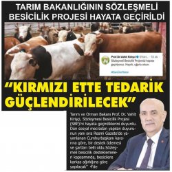 Et ve Süt Kurumu Sözleşmeli Besicilik ile Üreticilere Pazar ve Fiyat Garantisi Sunuyor