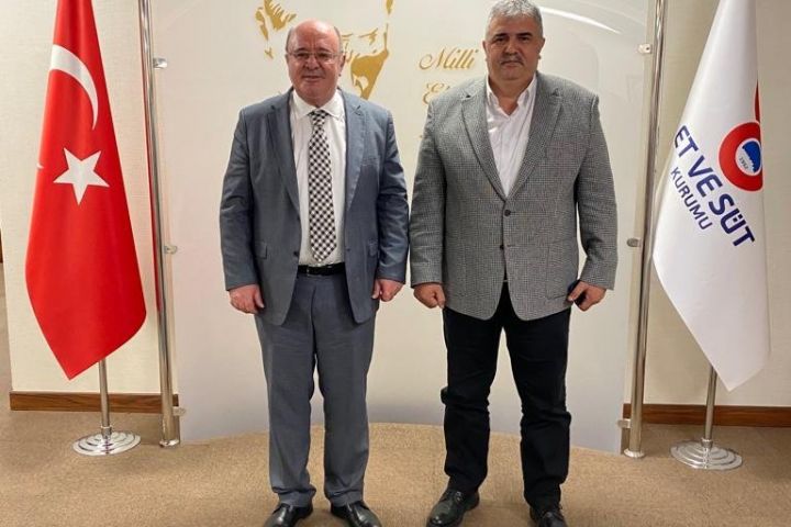 Konya Kırmızı Et Üreticileri Birliği Başkanı Nazif Karabulut Genel Müdürümüzü Ziyaret Etti