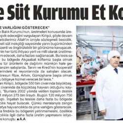 Et ve Süt Kurumu Trabzon Et Kombinası Hizmete Açıldı