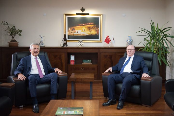 İstanbul Sanayi Odası Başkanı Erdal Bahçıvan Genel Müdürümüzü Ziyaret Etti
