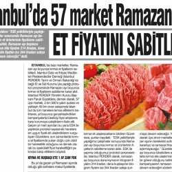 Ramazan'da Et Fiyatları Sabitlendi