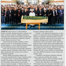 Genel Müdürümüz Mustafa Kayhan'ı Ebedi Aleme Uğurladık