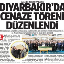 Genel Müdürümüz Mustafa Kayhan'ı Ebedi Aleme Uğurladık