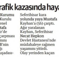 Genel Müdürümüz Mustafa Kayhan'ı Ebedi Aleme Uğurladık