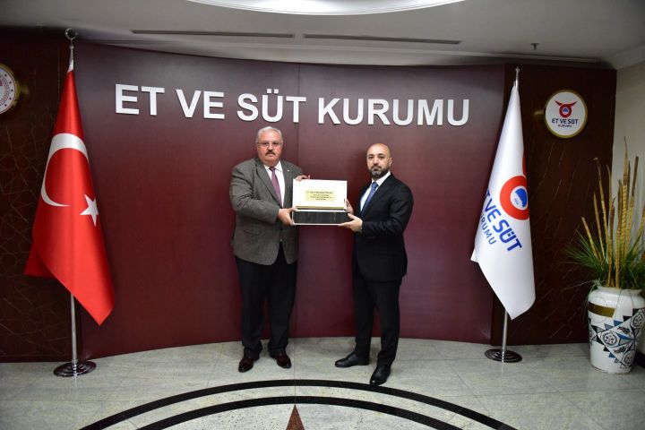 Türkiye Süt Üreticileri Merkez Birliği Başkanı Tevfik Keskin’den Genel Müdürümüz Mücahid Taylan’a Ziyaret