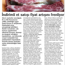 İndirimli Et Satışı Fiyat Artışını Frenliyor