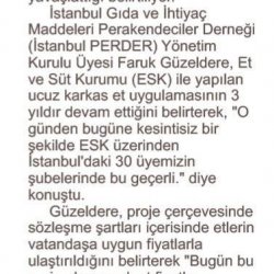 İndirimli Et Satışı Fiyat Artışını Frenliyor