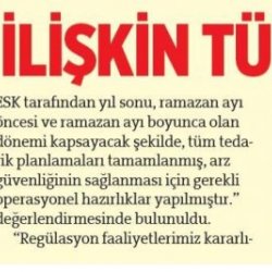 Et Fiyatlarına İlişkin Tüm Tedbirler Alındı