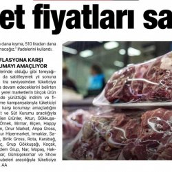 İstanbul ve Ankara'da Kırmızı Et ile Tereyağı Fiyatları Sabitlendi