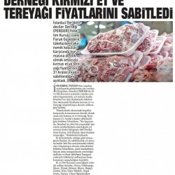 İstanbul ve Ankara'da Kırmızı Et ile Tereyağı Fiyatları Sabitlendi