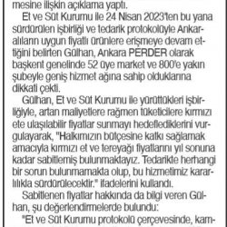 İstanbul ve Ankara'da Kırmızı Et ile Tereyağı Fiyatları Sabitlendi