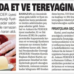 PERDER Üyesi Marketlerden Ramazan Kampanyası