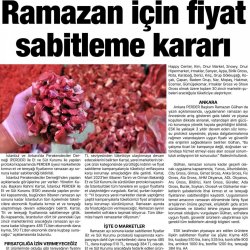 PERDER Üyesi Marketlerden Ramazan Kampanyası