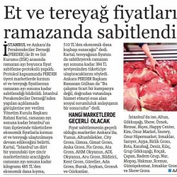 PERDER Üyesi Marketlerden Ramazan Kampanyası