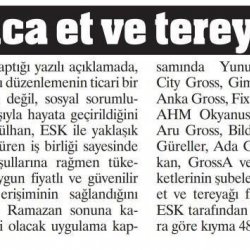 PERDER Üyesi Marketlerden Ramazan Kampanyası