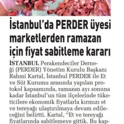 PERDER Üyesi Marketlerden Ramazan Kampanyası