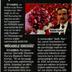 PERDER Üyesi Marketlerden Ramazan Kampanyası