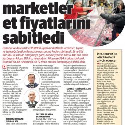 PERDER Üyesi Marketlerden Ramazan Kampanyası